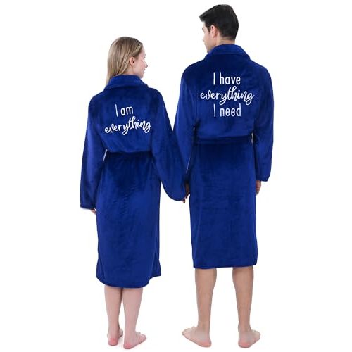 Jecery His and Hers Matching Robes