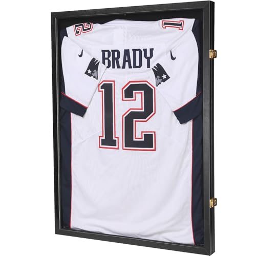 Jersey Wooden Shadow Box Display Case