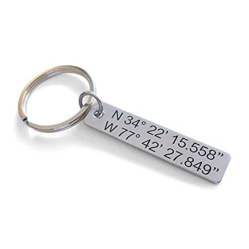 JewelryEveryday Custom Engraved Keychain Tag
