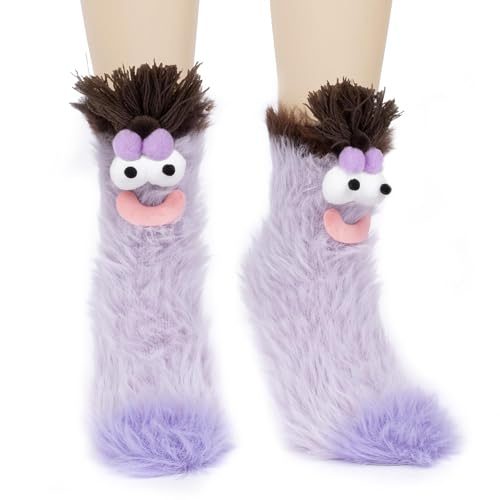 Kephay Cartoon Monster Novelty Socks