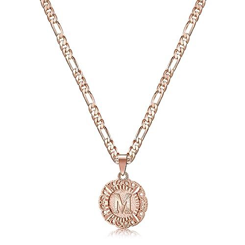 KissYan Initial Letter Pendant Necklace