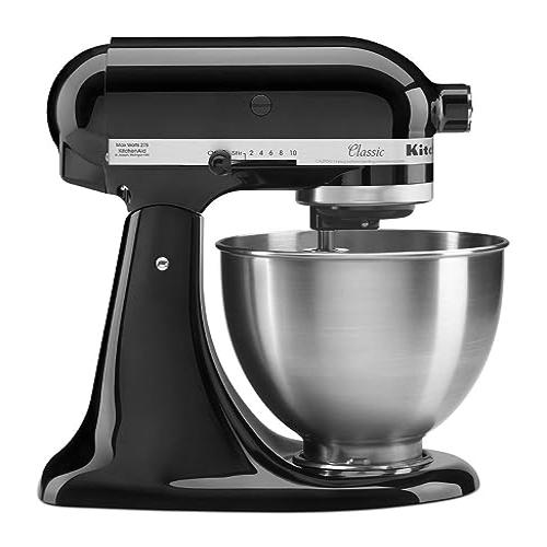 KitchenAid Classic 4.5Qt Tilt-Head Mixer, Onyx Black
