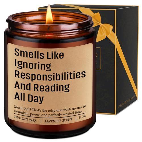 LEADO Scented Book Lover Candle