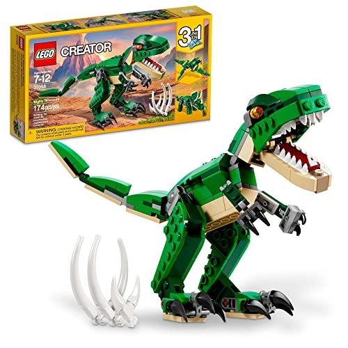 LEGO Creator 3-in-1 Mighty Dinosaur Set - T. rex, Triceratops
