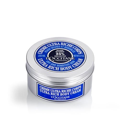 'L'OCCITANE Ultra Rich Body Cream, 25% Shea Butter for Sensitive Skin, Ages