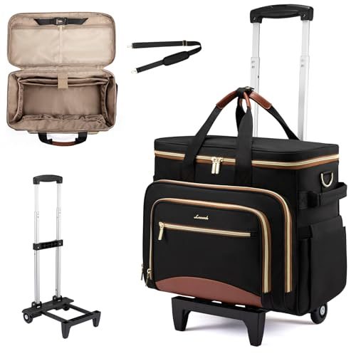 LOVEVOOK Rolling Teacher Tote Bag