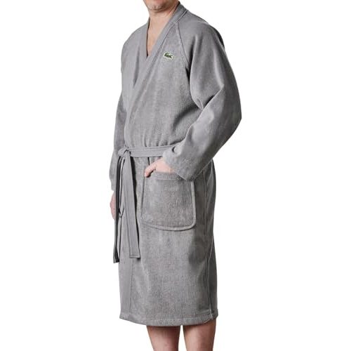 Lacoste Classic Pique Cotton Terry Bath Robe
