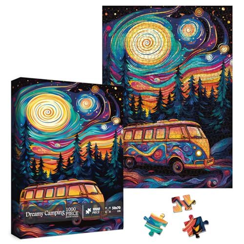 Larkipuzz Camping Trippy Mystery Puzzle