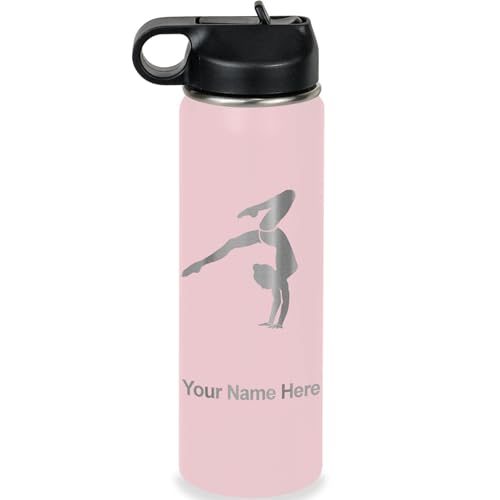 LaserGram Personalized Gymnast Water Bottle
