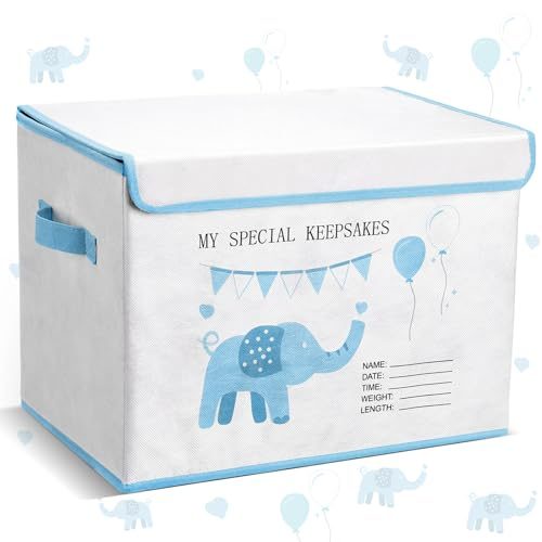 LemonRoad Baby Boy Keepsake Memory Box