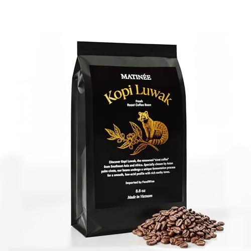 'MATINÉE Wild Kopi Luwak Coffee, Medium Roast, Whole Beans,