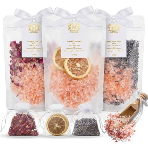 MIMI MIMI Pink Himalayan Bath Salt Gift Set