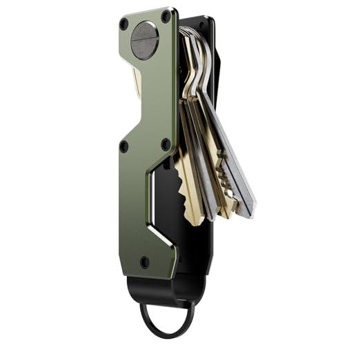 MINBERAND Compact Key Organizer - Metal Key Holder for 1-5 Keys