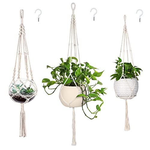 MIPON Macrame Plant Hangers