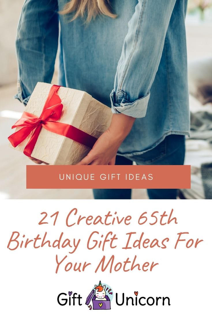 65th birthday gifts for mother pin image