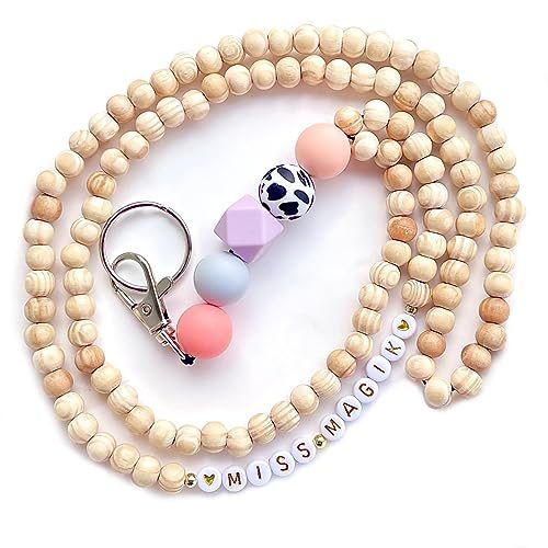 Magik Personalized Beaded Teacher Lanyard