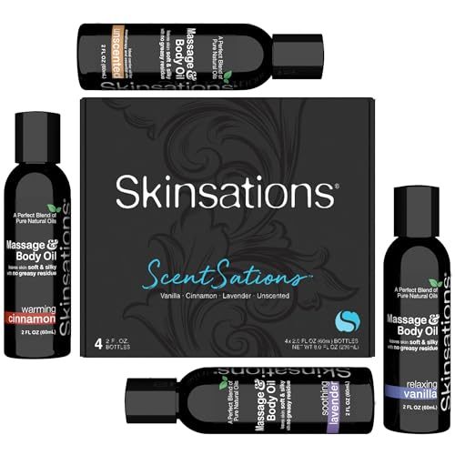 Massage Oil Gift Set for Couples