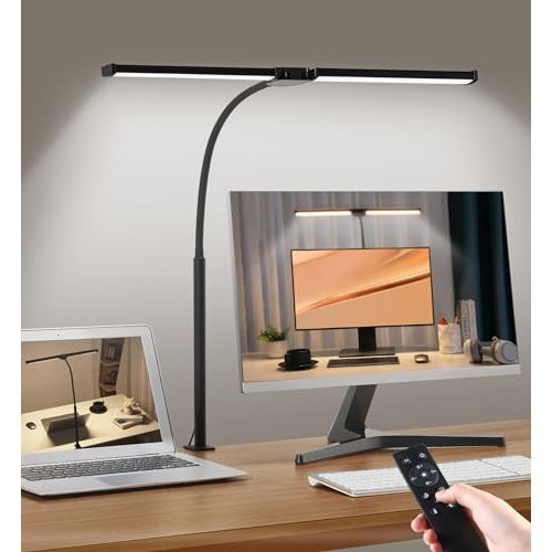 Motumen LED Desk Lamp with Clamp