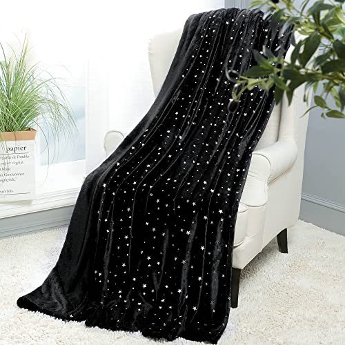 NANPIPER Fleece Star Foil Blanket