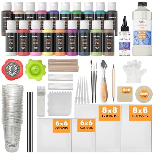 Nicpro Acrylic Pouring Kit