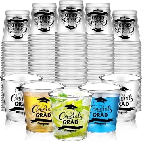 Nuogo Graduation Plastic Shot Glasses