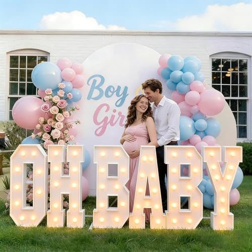 OH BABY Marquee Light-Up Letters