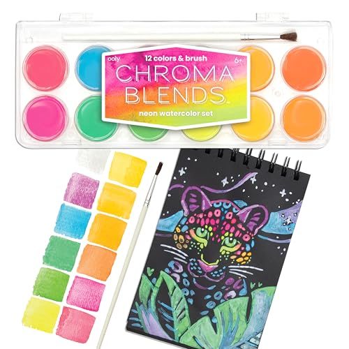 Ooly Chroma Blends Neon Watercolor Set