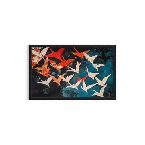 Origami Cranes Wall Art Print