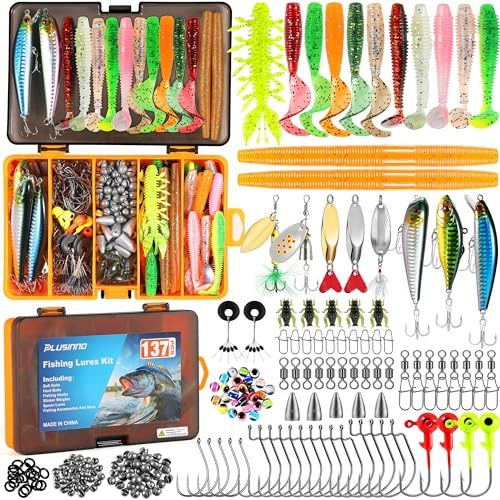 PLUSINNO Fishing Lures Tackle Kit