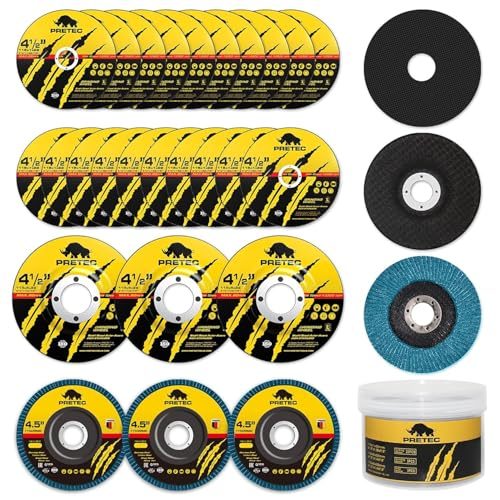 PRETEC Angle Grinder Disc Set