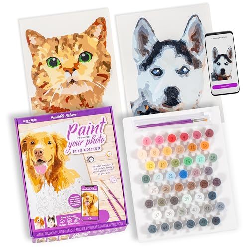 Paintable Pictures Custom Pet Paint by Number