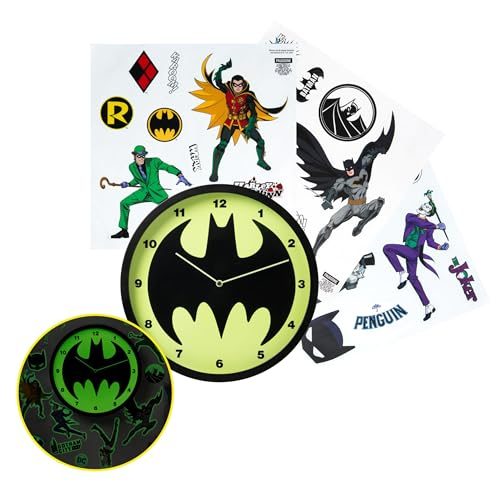 Paladone Batman Glow in the Dark Wall Clock