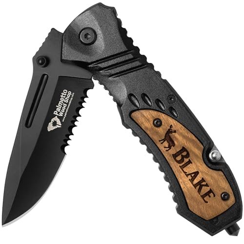 Palmetto Wood Shop Custom Engraved Pocket Knife