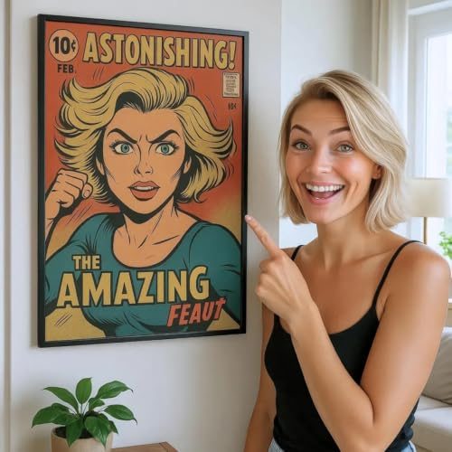 Personalized Comic Book Cover Poster