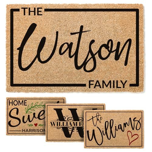 Personalized Family Name Door Mat