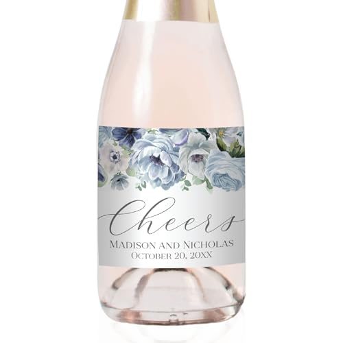 Personalized Mini Champagne Bottle Labels