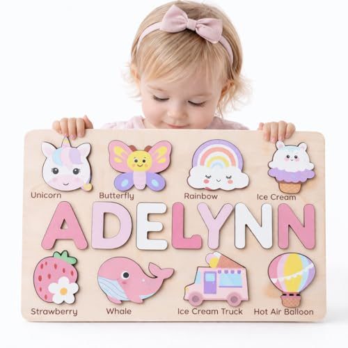 Personalized Name Wooden Puzzle for Toddlers