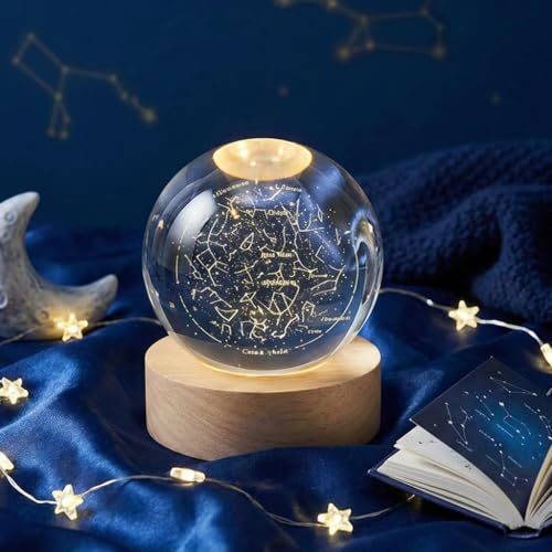 Personalized Star Map Crystal Ball