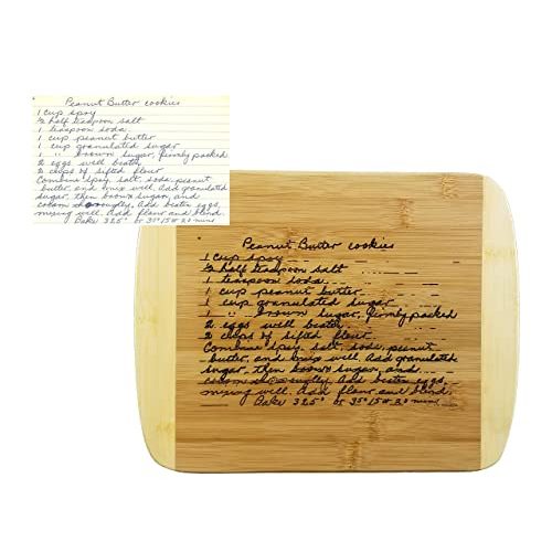 Personalized Wooden Recipe Cutting Board