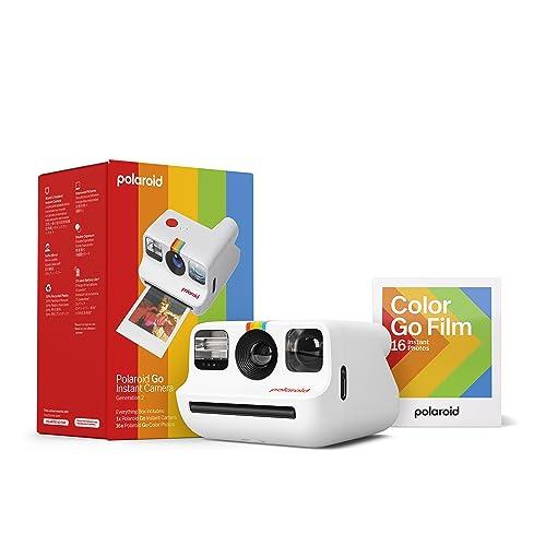 Polaroid Go Gen 2 Mini Instant Camera & Film Bundle (16 Photos) - White