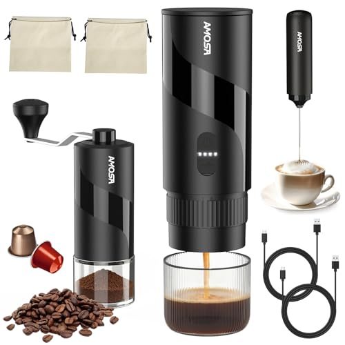 Portable Electric Espresso Travel Coffee Set