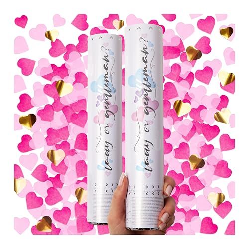 PrimePure Gender Reveal Confetti Cannons