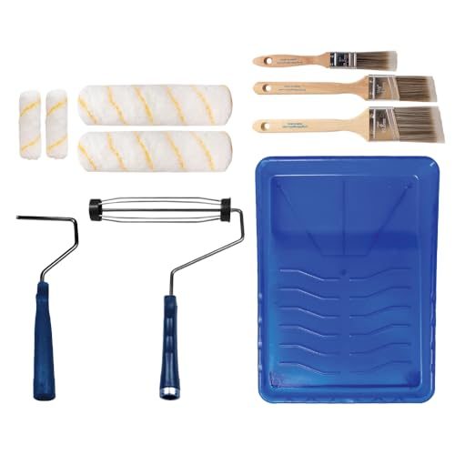 Pro Grade Paint Roller & Brush Kit