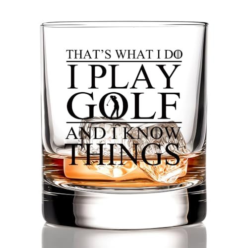 RZHV Golf Old Fashioned Whiskey Glass