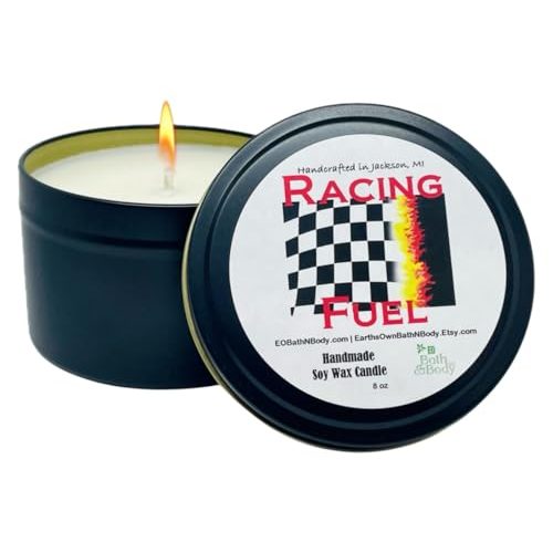 Racing Fuel Hi Octane Scented Soy Candle