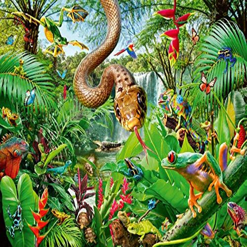 Ravensburger Reptile Resort 300-Piece Puzzle for Kids | Durable & Curiosity-