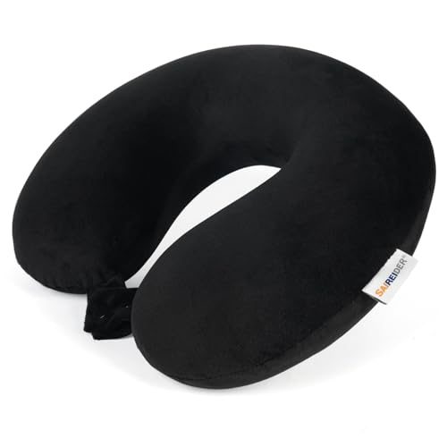 SAIREIDER Memory Foam Travel Neck Pillow