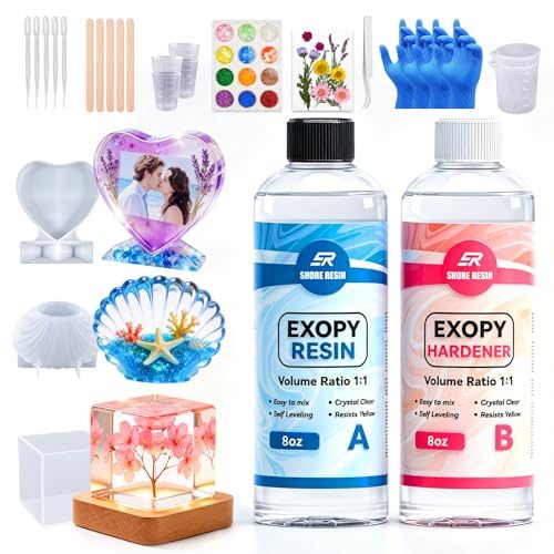 SHORE RESIN Complete Resin Craft Kit