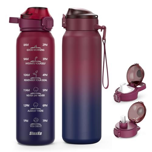 SLUXKE Insulated Water Bottle