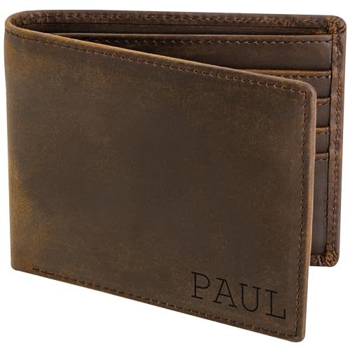 STAY FINE Personalized Leather Wallet